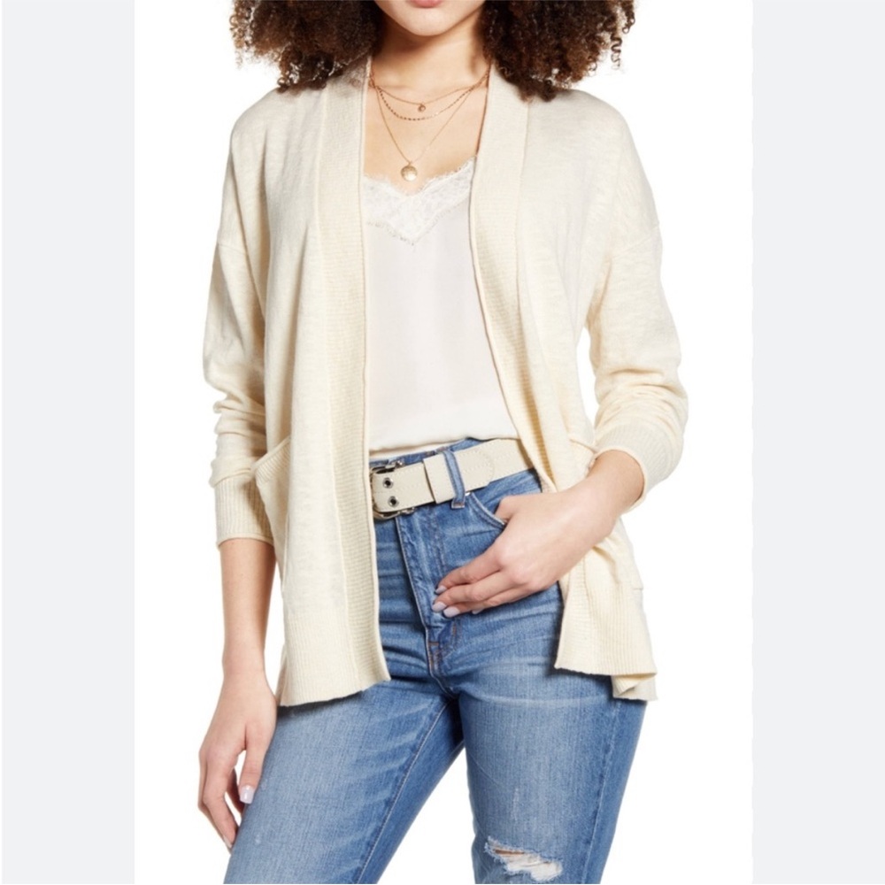 Madewell Bradley Cream Cardigan